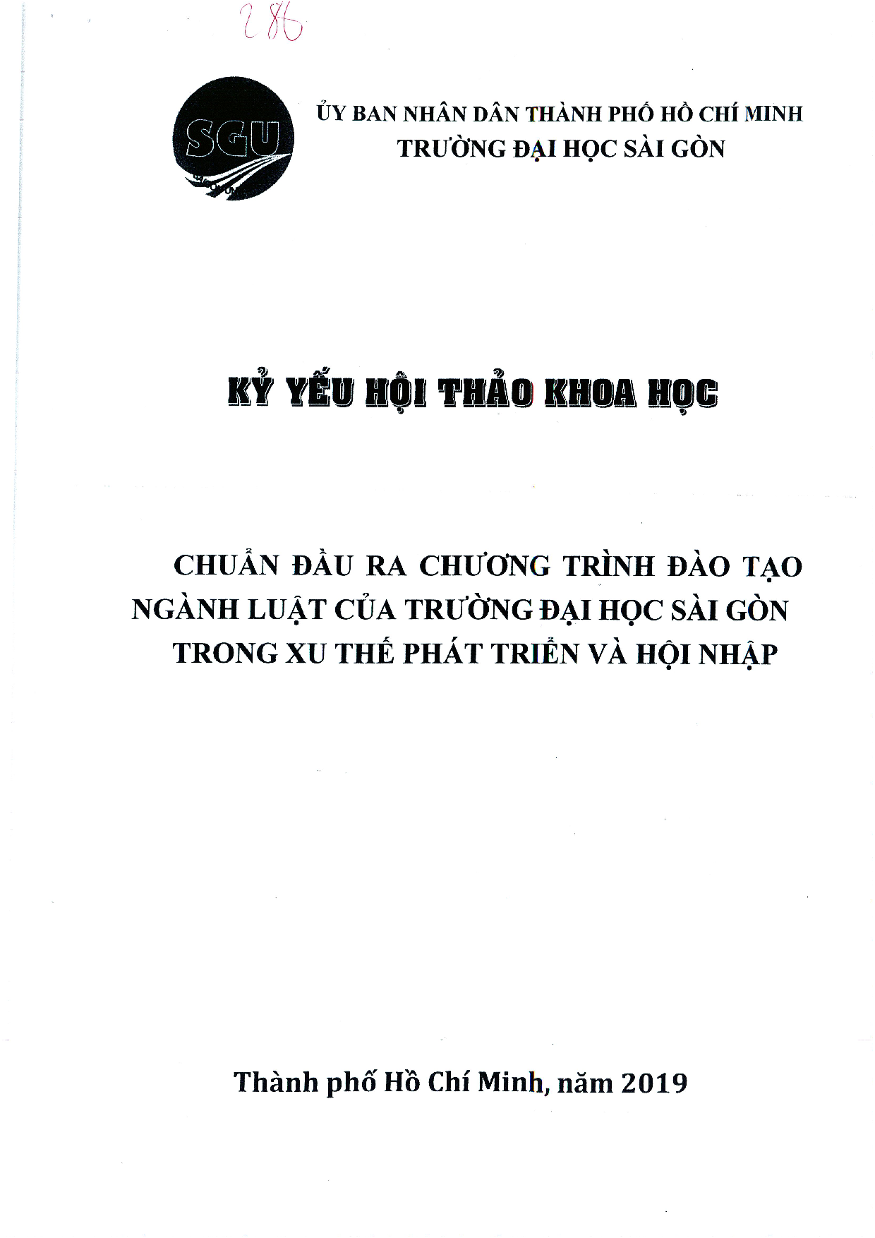 Đánh giá và hướng hoàn thiện chuẩn đầu ra cho chương trình đào tạo ngành Luật tại Khoa Luật trường Đại học Sài Gòn  