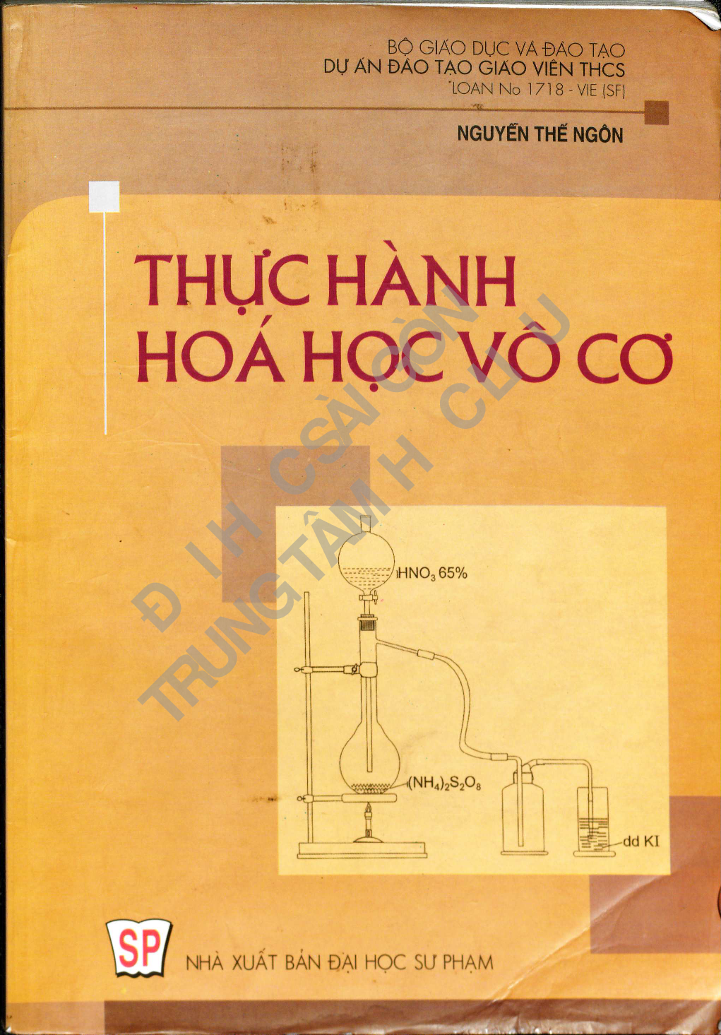 Thực hành hóa học vô cơ  